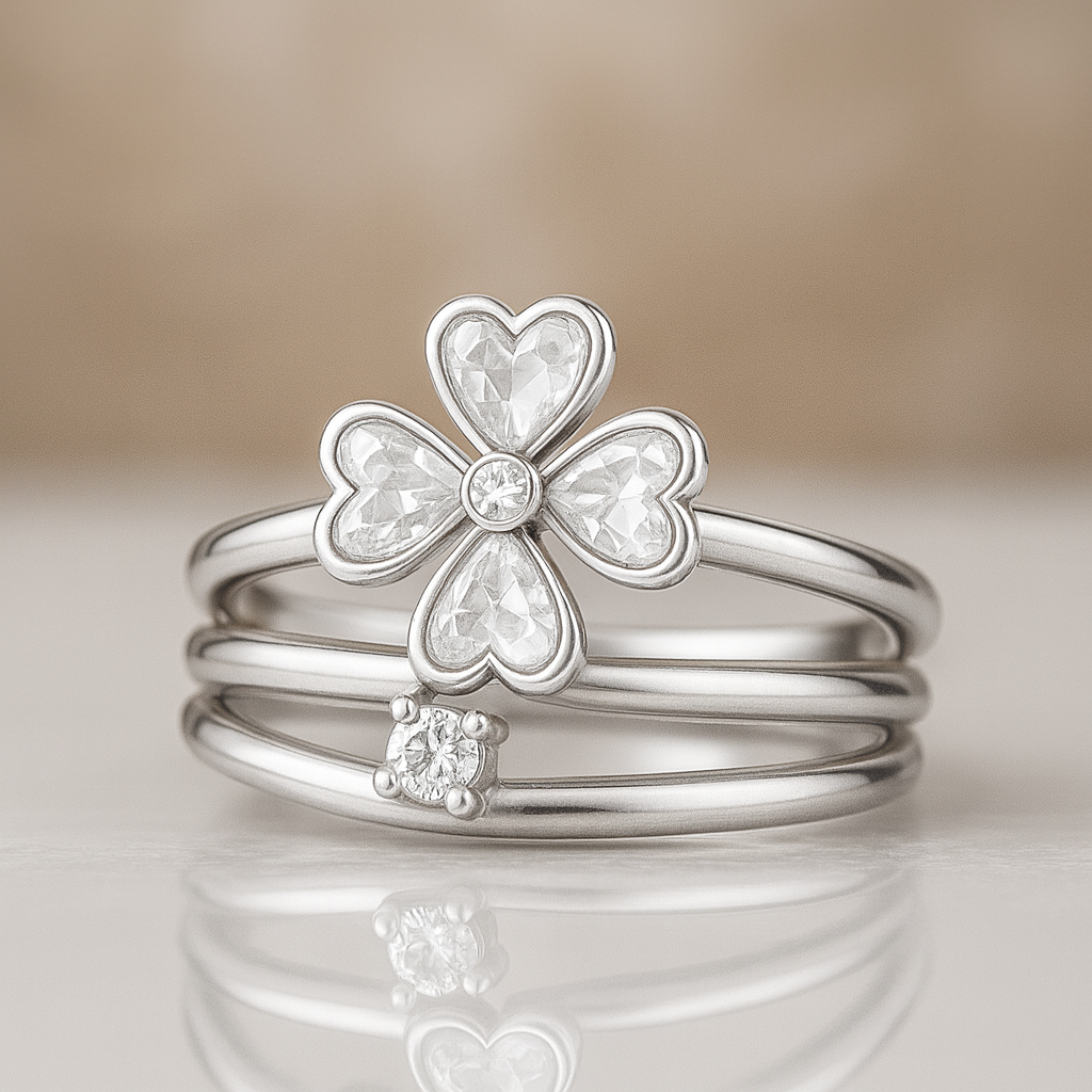 Frost Petal Luxe Ring