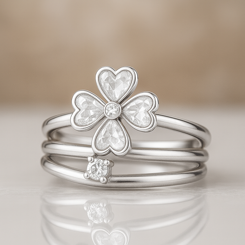 Frost Petal Luxe Ring