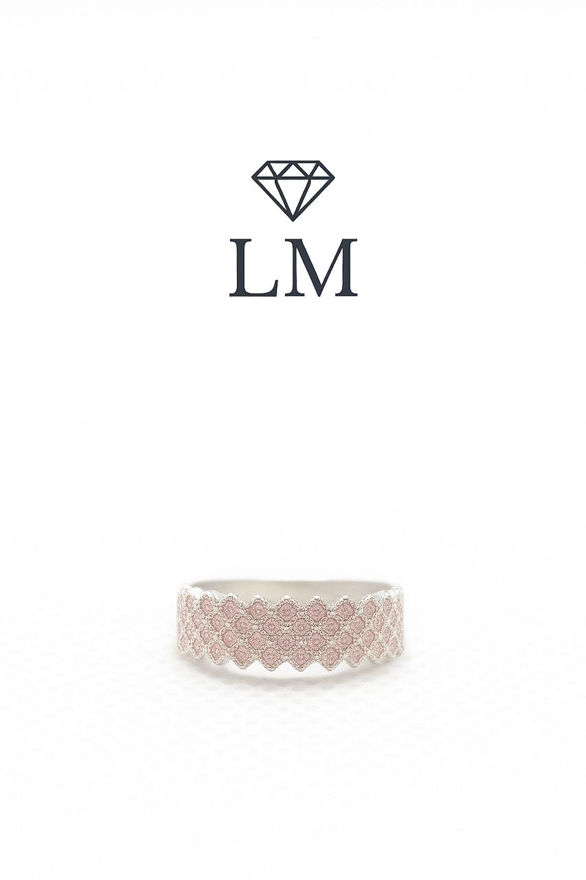 Blush Mist – Pink Zircon Eternity Ring