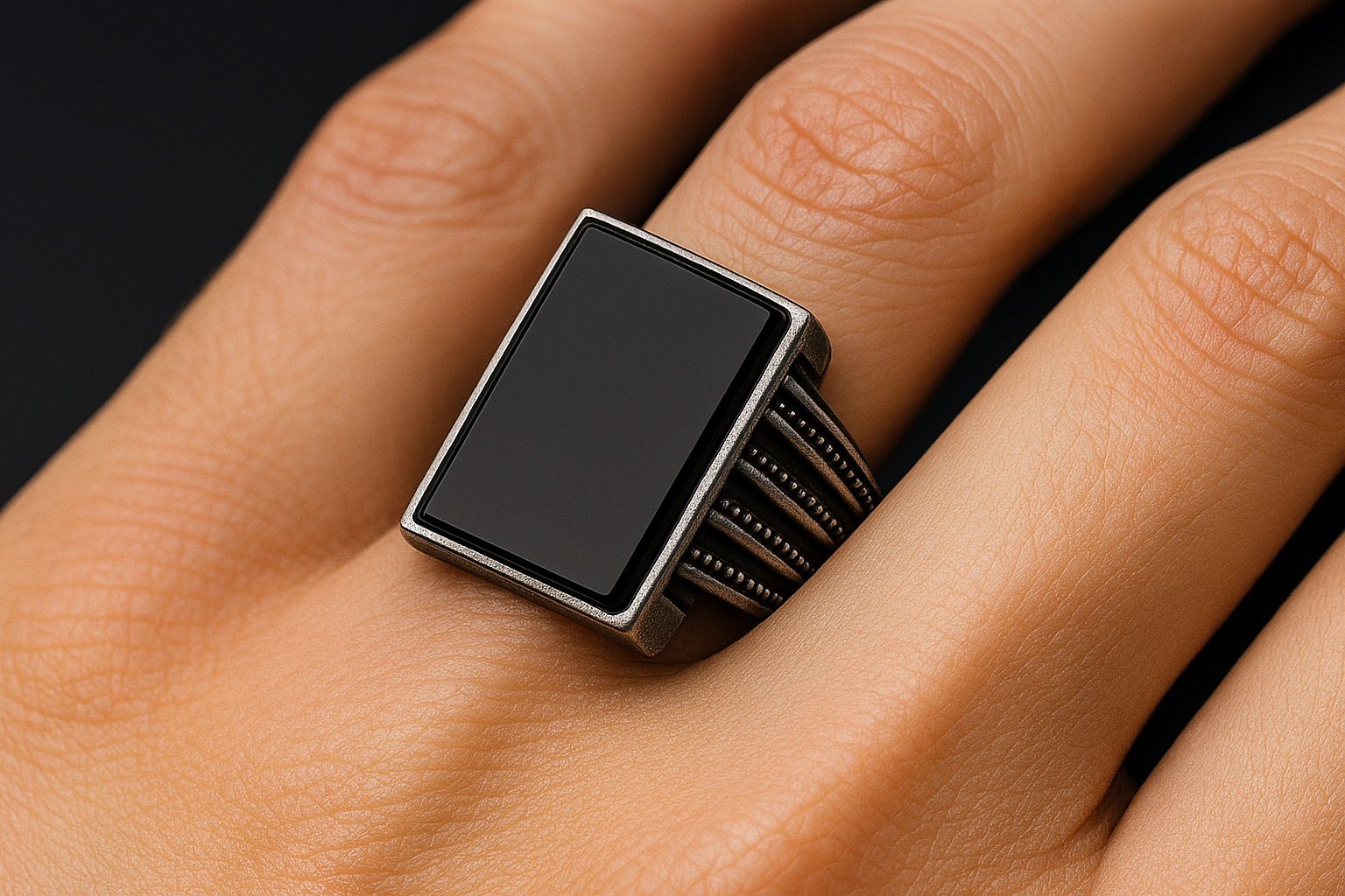 Midnight Pulse Ring