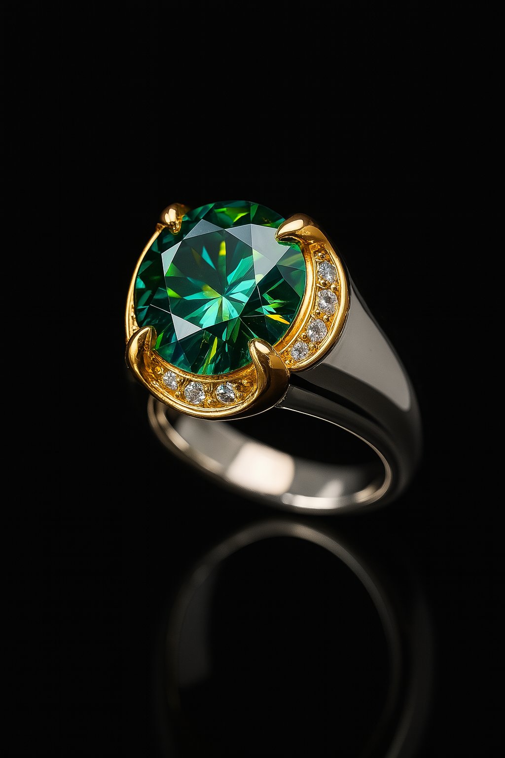 Emerald Eclipse Ring