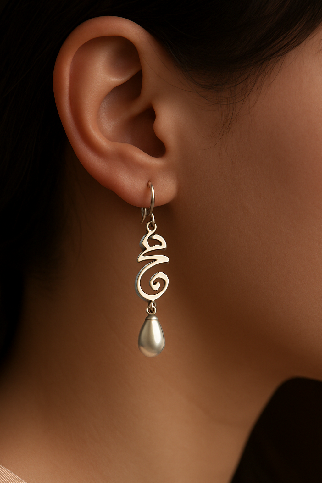 Calligraphy Name EARING