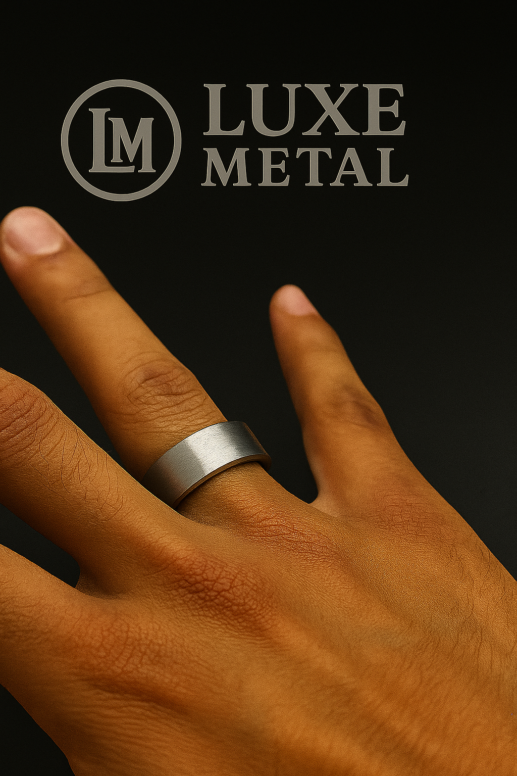 Minimal Steel – Luxe Flat Matte Band