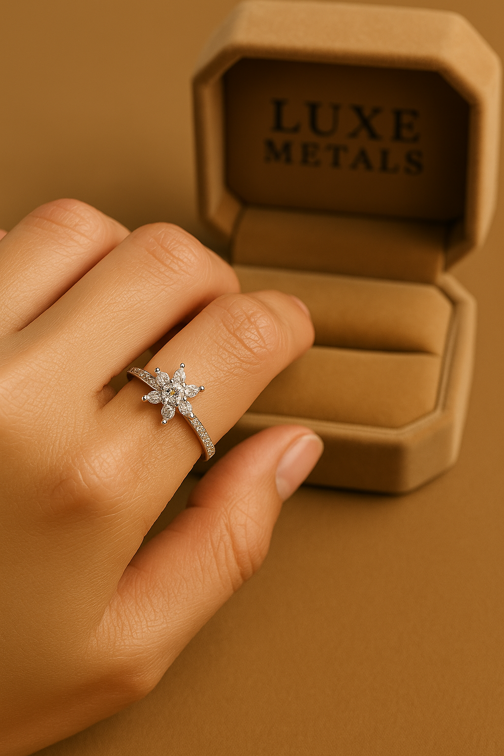 Celestial Bloom Diamond Ring