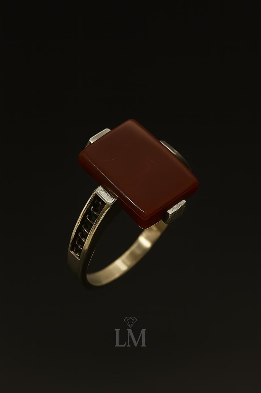 Rustic Ember Ring