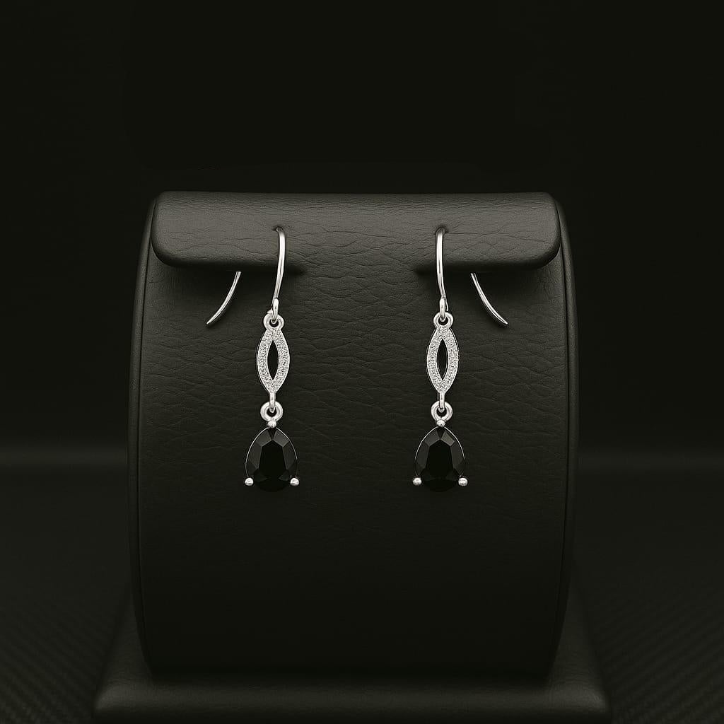 Midnight Drop Earrings