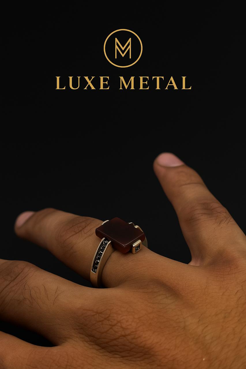 Rustic Ember Ring