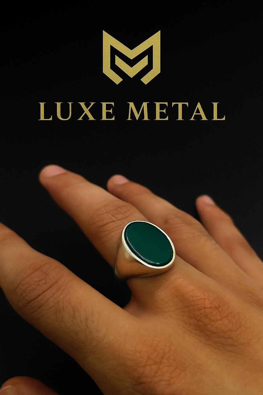 Emerald Mist Ring – Luxe Metal Classic Edition