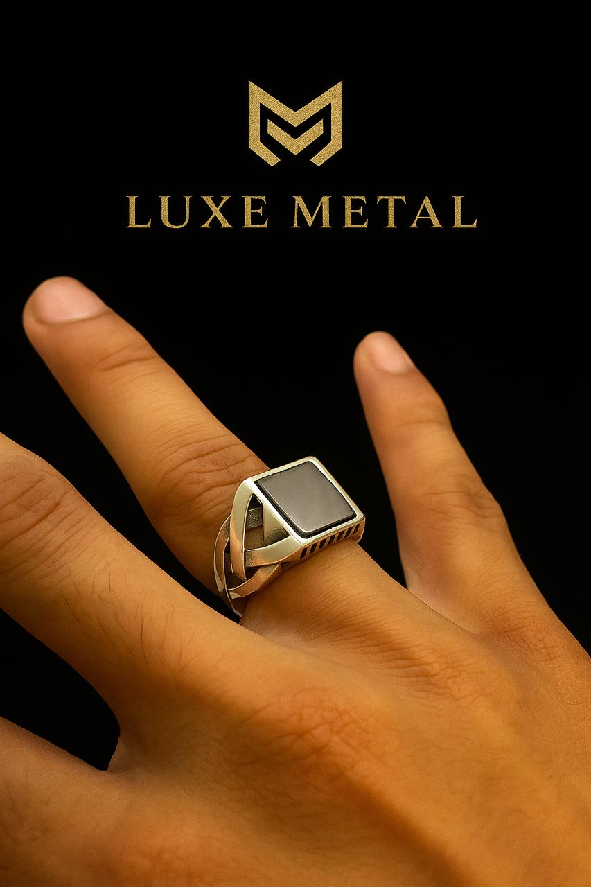 Obsidian Maze Ring