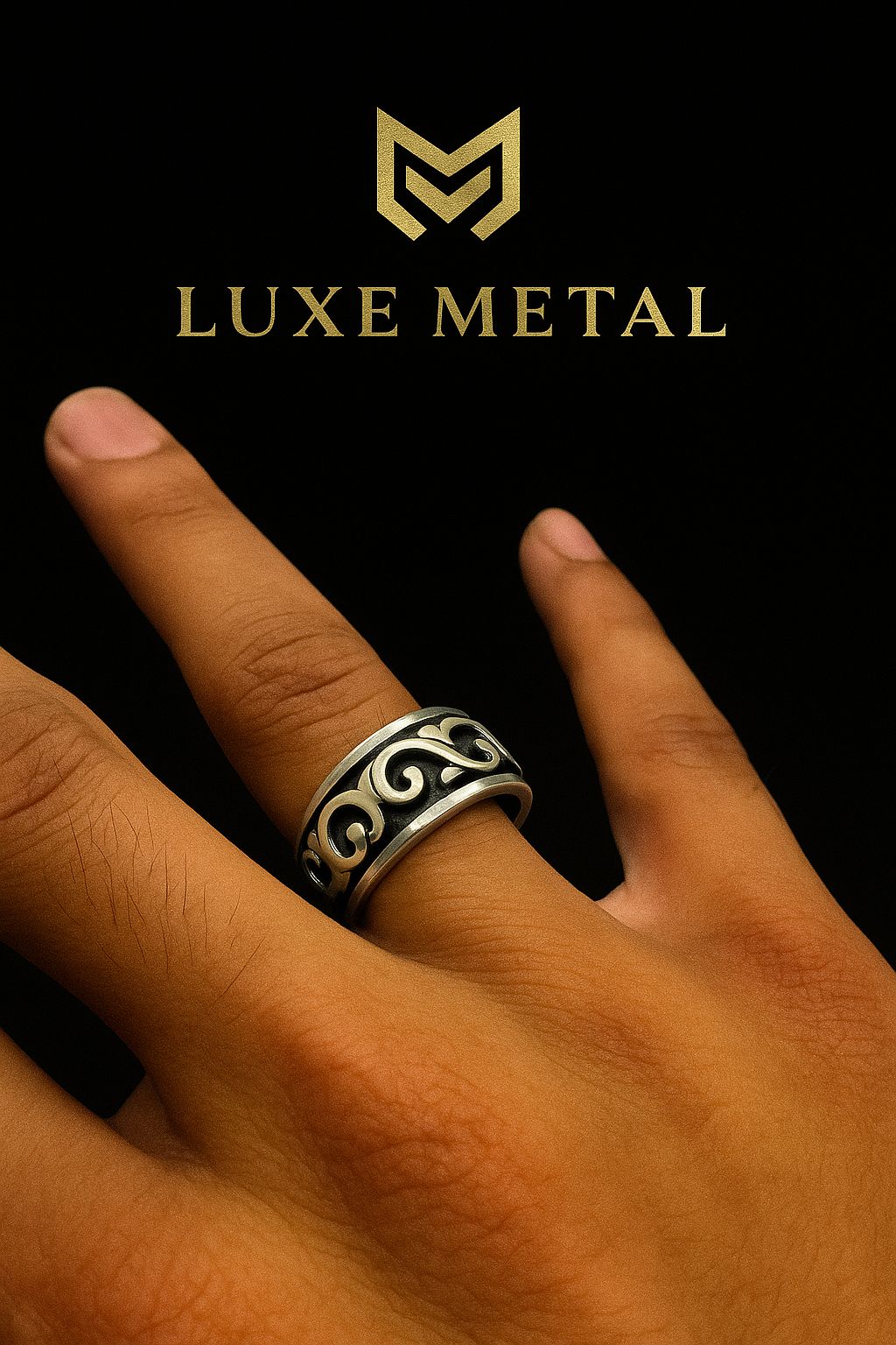 Elysian Scroll Ring