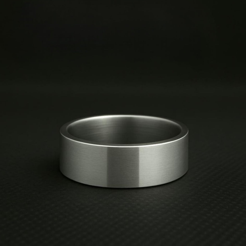 Minimal Steel – Luxe Flat Matte Band
