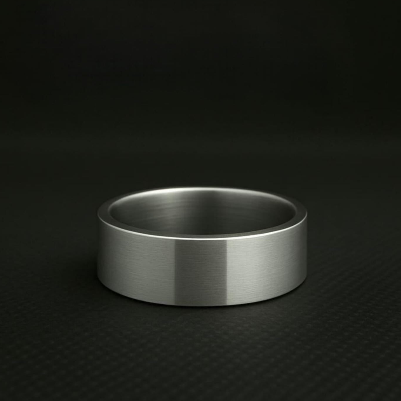 Minimal Steel – Luxe Flat Matte Band