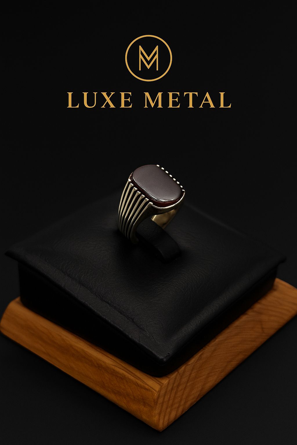 Imperial Silver Shield Ring